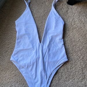 White Tobi One Piece Swimsuit